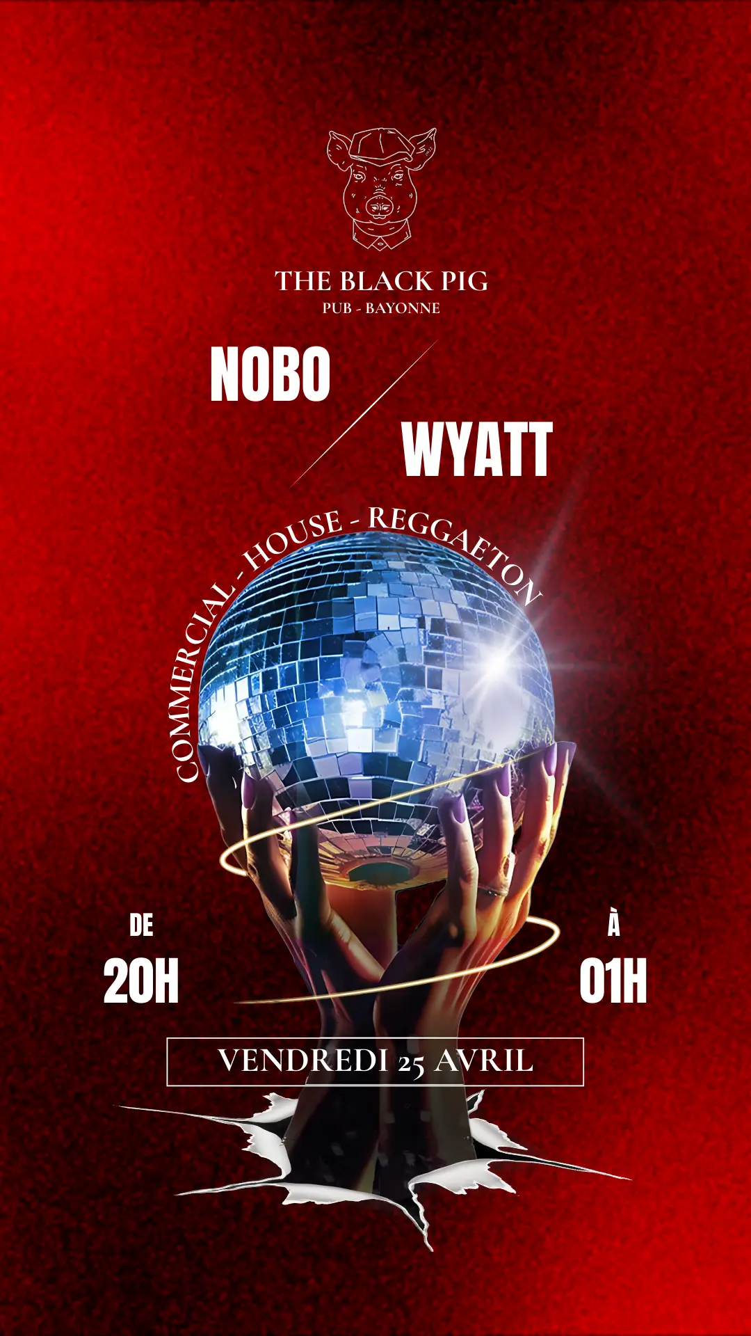Black pig mix nobo X Wyatt